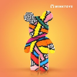 Bear Building Block,Winktoys building block,Bear Toys,Birthday Gift,Educational,Boy,Girl,Trend Decoration,Cool Gifts,Brick,Family Bonding:_Seal Bear