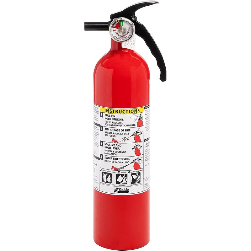 Kidde Fire Extinguisher for Home DRY CHEMICAL with Mounting Bracket