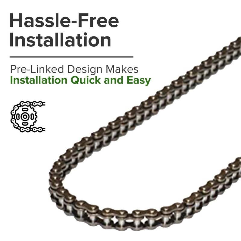 AlveyTech 86 Link #25 Chain Compatible with The Razor Metro