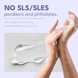 ROMIIE ZOI Liquid Hand Soap Gift Set, 750ml Refill+236ml Liquid Soap, Cruelty-Free, Moisturizing Formula with Essential Oils, For Sensitive Skin, Lavender Rosemary Scent, For Kitchen & Bathroom