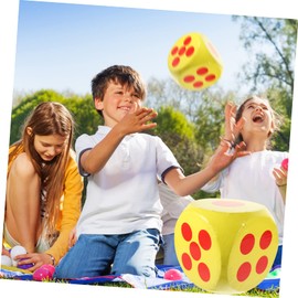 Kisangel Huge Foam Dice Sided Game Props for Classroom Parties Plaything for Fun Gatherings and Educational Activities
