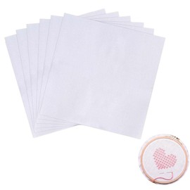 QEXUJOW Aida Fabric, 6 Pieces Cross Stitch Embroidery Fabric, Aida Fabric for Sewing Cross Stitch Embroidery Fabric Cross Stitch Cloth for Sewing DIY Embroidery Fabric Crafts (20 x 20 cm)
