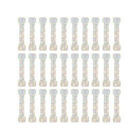 1 paquete con 50 hologramas de seguridad, valid, 1.1 x4.7 cm,transparente (50)
