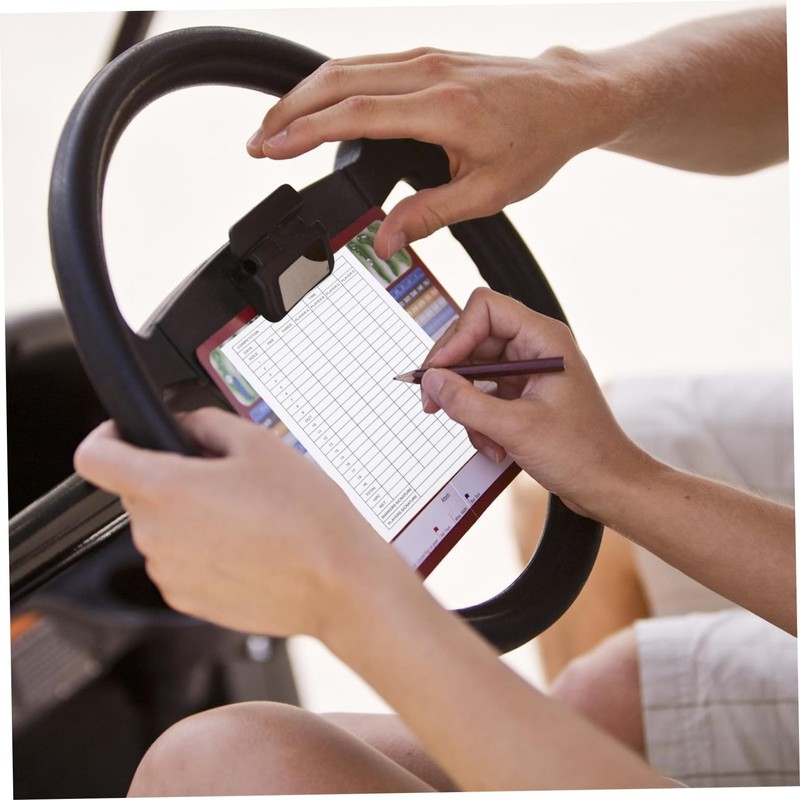 Kisangel 12pcs Competition Scorecards Golf Scorecard Record Cards Score for