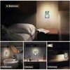 Chrobak LED Night Light,Green Tropical Leaves Palm Trees LED Night