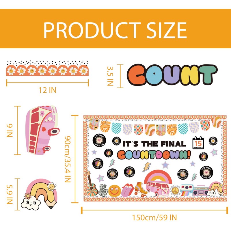 End of The Year Bulletin Board Decorations Set Graduation Classroom