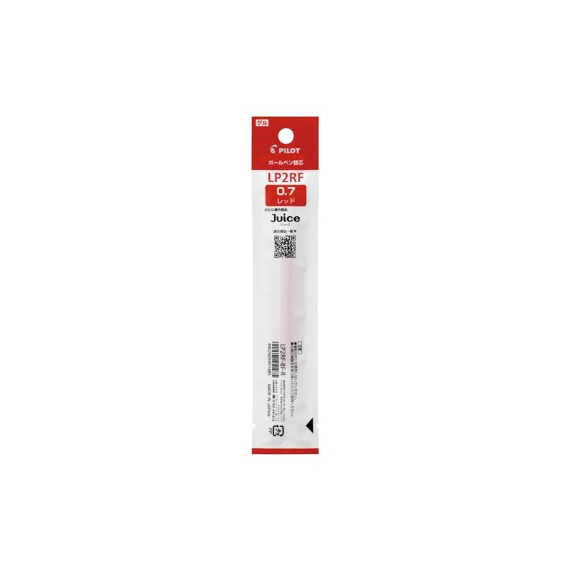 Pilot LP2RF80F10R Gel Ballpoint Pen Refill, LP2RF Juice, 0.7, Red,