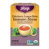 Yogi Tea Organic Lemon Balm Elderberry Immune Stress Tea, 16