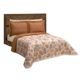 Colchas Elefantito Edredón Ligero Dos Vistas King Size  Beige Cipres Pinsonic