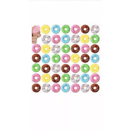 Unbranded 50 Pcs Donut Stress Balls Donut Party Favors Donut Squishy Fake Donuts Slow R...