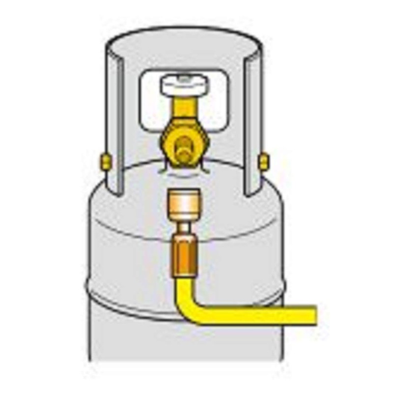 BBK CM4-6 Cylinder Adapter Charge Outlet Bracket for R410a