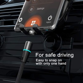 N. NETDOT Magnetic Charging Cable,2in1 Gen12 (6.6ft/3 Pack Black) 18W Fast Charging Magnetic Phone Charger and Data Transfer Magnetic Charger for USB-C and Micro-USB Phones