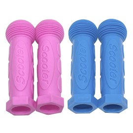 4 Pcs Micro Scooter Handles Scooter Grip Handlebar Soft Non-Slip Grip Rubber Handle T-Bar Grips Kids Bike Grips for Mini Scooter Wheels Kid Kick Scooters Bike,Drifting Scooter(2 Pair)