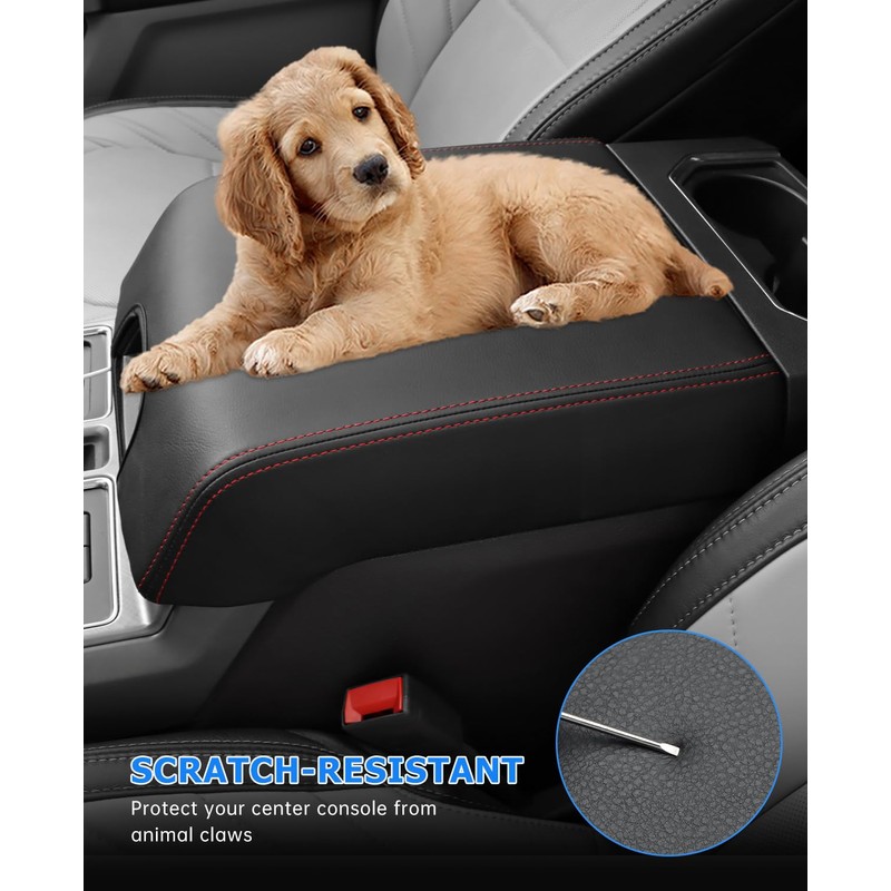 INTGET Center Console Cover for Ford F150 Accessories 2015-2020 2016