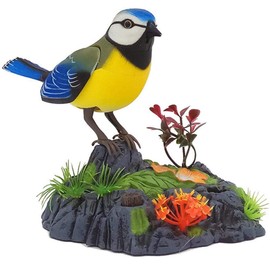 Singing Chirping Bird Electronic Talking Repeating Parrot Electric Animal Toy Singing Chirping Bird with Motion Sensor Activation