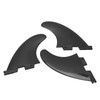 3Pcs/Set Surfboard Fin PVC Fiberglass Longboard Ocean Broad Thruster Fins