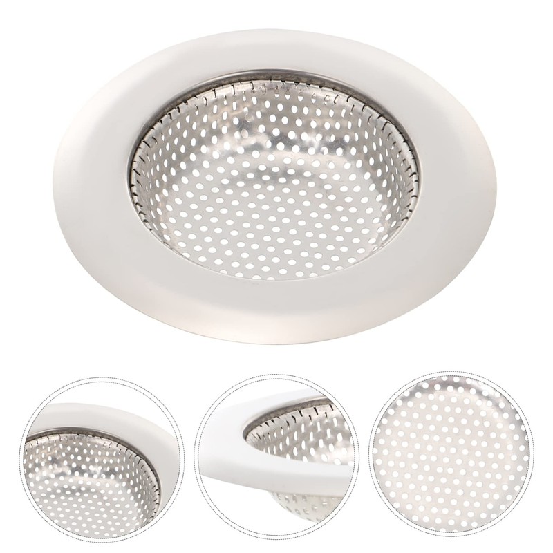Operitacx 3Pcs Stainless Steel Sink Strainer Clogging Kitchen Filter with