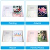 PATIKIL 8.5x11 Binders with Plastic Sleeve, 1 Pcs A4 Display