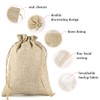 20pcs Hessian Bags, Reusable Gift Bags, Cotton Drawstring Pouches -