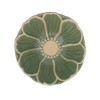 Gisela Graham Mini Stoneware Bowl, Green, Flower Design