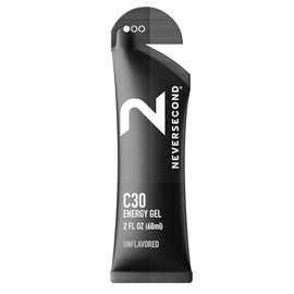 Neversecond C30 Gel energético, Nutrición y hidratación para el rendimiento, Gel energético Never2 para ultra triatlones, ciclismo y maratones (sin sa
