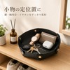 レザートレイ 小物トレー アクセサリー置き 2個セット Mサイズ Sサイズ 折りたたみ 収納ケース 卓上 玄関