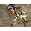 Antikas - Toilet Turn Lock for Toilet Door with Sign