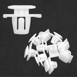 SYudwen 10pcs Lower Outer Door Weatherstrip Clip 75315-S9A-004 Replace Compatible with Honda, Door Window Molding Clip