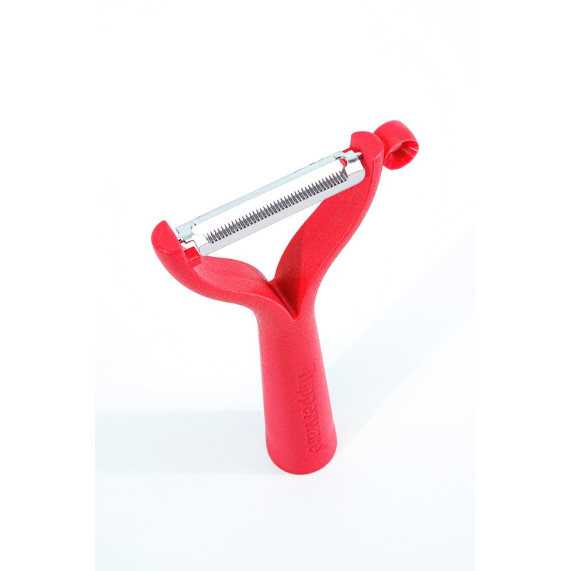 TUPPERWARE Schäler Universalschäler (2) Rot D119 Flachschliff Wellenschliff