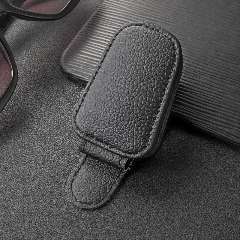 2 Packs Sunglasses Holder for Car Sun Visor Accessories, Magnetic