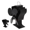 Heat Powered Stove Fan Self Starting Heat Resistant Aluminum Alloy