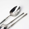 JASHII 20-piece 18/10 Stainless Steel Silver Flatware/Cutlery/Tableware Set Service for