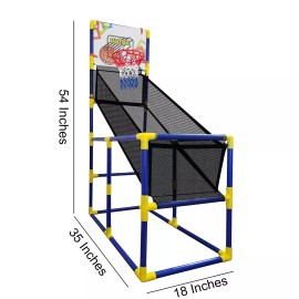 Tundras Sports ziraki Kids Basketball Hoop Arcade Game, with 4 Balls Air Pump - Indoor Toy Basketba...