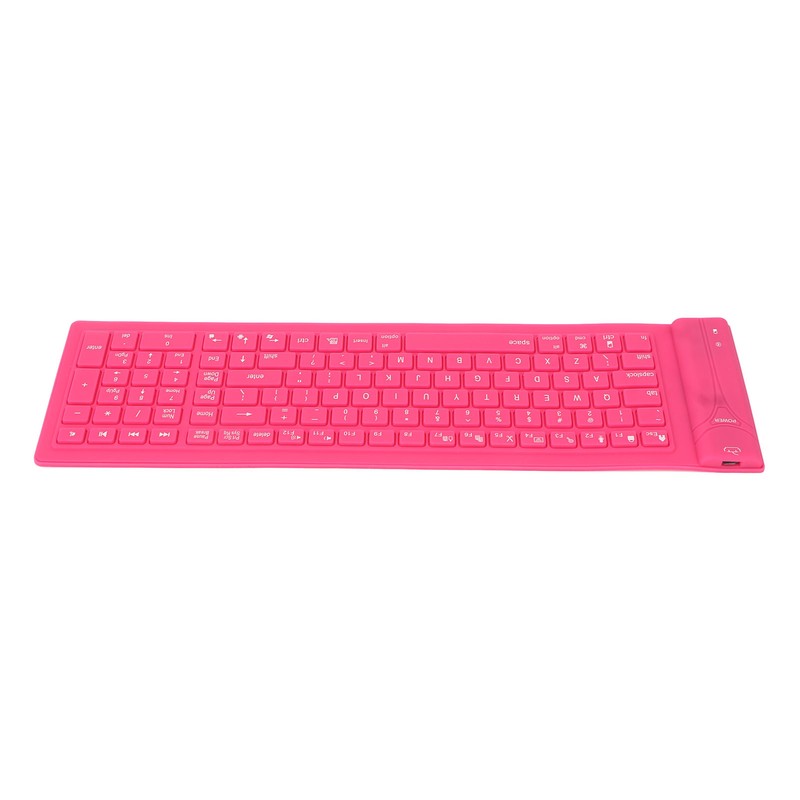 Foldable Silicone Keyboard 108 Keys Waterproof Full Sealing Design Mute