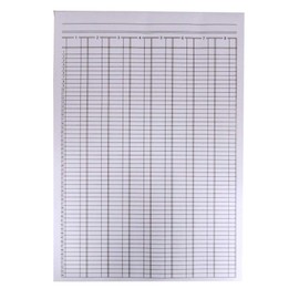 Nuco N1603029 A4 8 Column Analysis Pad