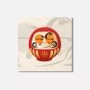 Unbranded Daruma Doll Japan Gift Crafty 4'' X 4'' Square