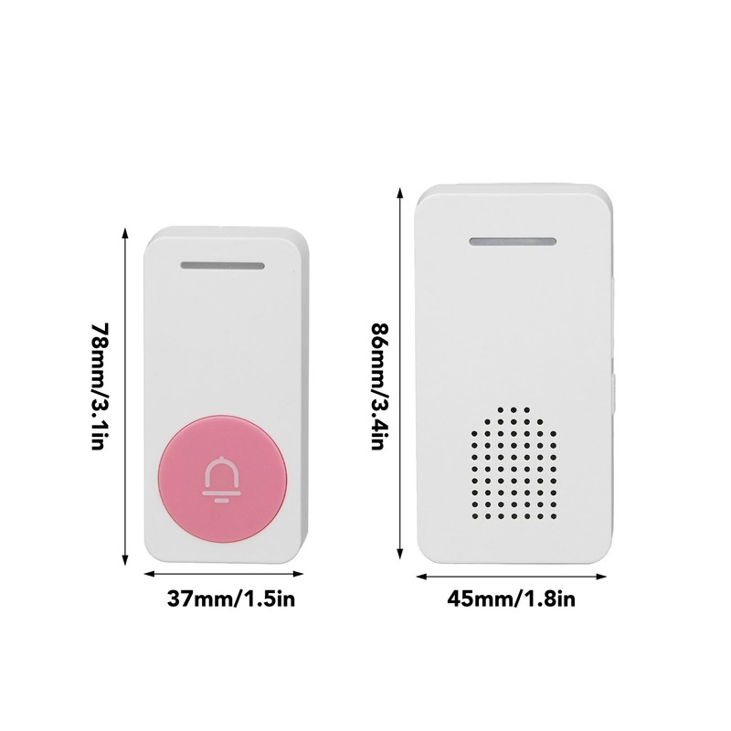 Wireless Doorbell 5 Level Volume 200 Meter Long Range Home