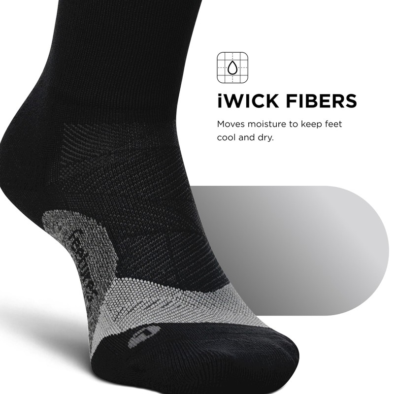 Feetures Elite Light Cushion Mini Crew Sock - Sport Sock