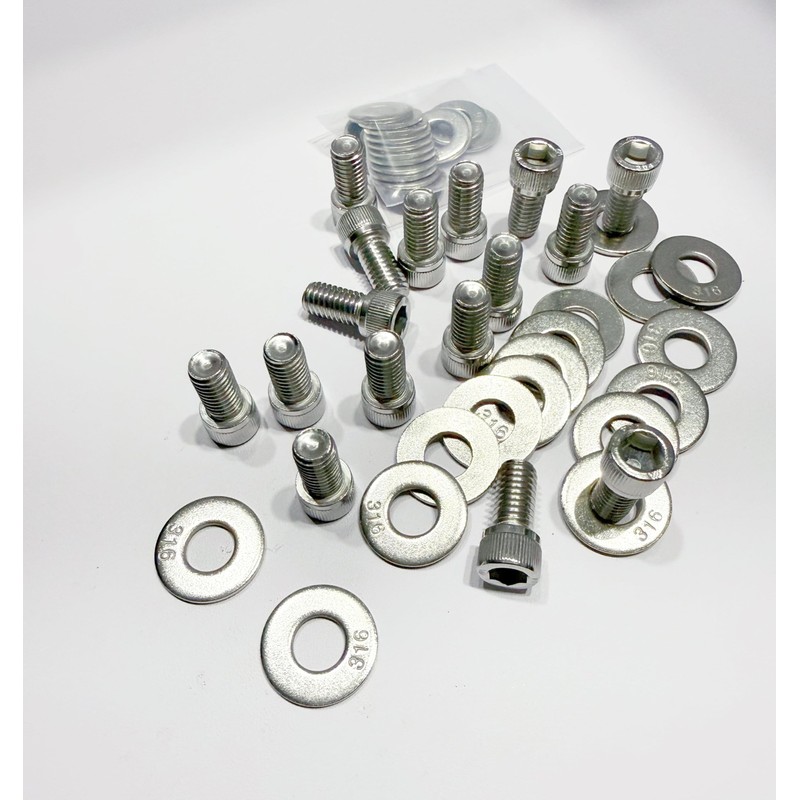 3/8" x 3/4" Allen Header Bolts kit for SBC Small