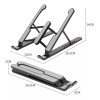 THE9SHOP Base Soporte Para Laptop, Plegable, Portátil Y Ajustable