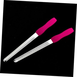 Healvian Nail Buffing Block 2 Side Nail File Set Board for Home Salon Use (rosy)