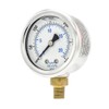 2 Pack of Liquid Filled Lower Mount Pressure Gauge with