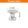 Hitefu 12PCS Chrome Mini Cabinet Drawer Knobs, 11.5mm Metal Dresser
