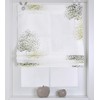 Kutti Bellinda Roman Blind with Eyelets White Taupe / Green