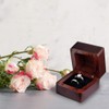 Strova Wood Ring Box for Wedding Ceremony and Engagement –