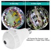 Phone WiFi Control Bulb Camera 360° Full Vision 1080P White