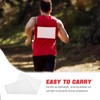 KICHOUSE Running Bibs Set 10pcs Blank Number Bibs Waterproof for