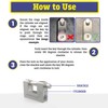 Magmaus® RTL50 [Never-Rust] Heavy Duty Shipping Container Padlock with 3