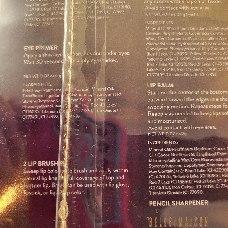 BELLE MAISON Ultimate Eye Collection 52 Pc. Shadow, Brushes, Pencils,