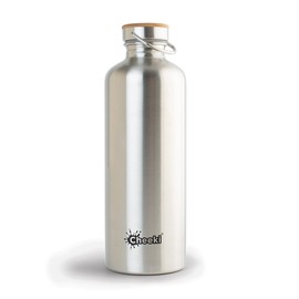 Cheeki 1.6L Thirsty Max Bottle, Silver